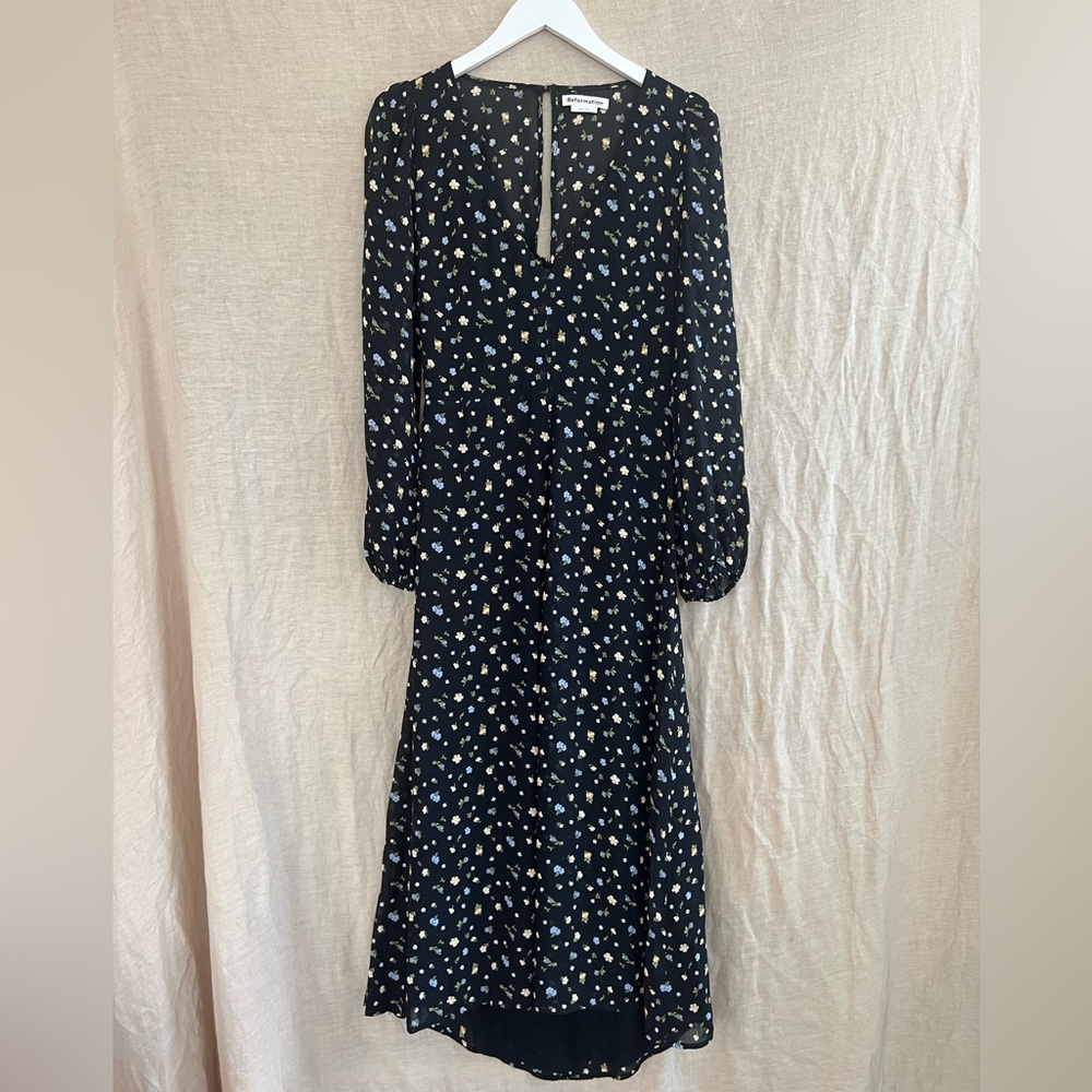 Reformation Floral Print Dress